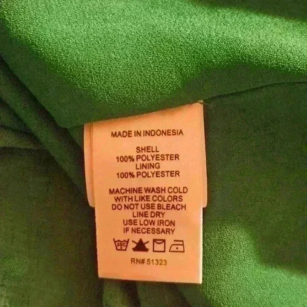 CeCe Lush Greem Boat Neck Puff Sleeve Top Size 3X - Picture 7 of 10